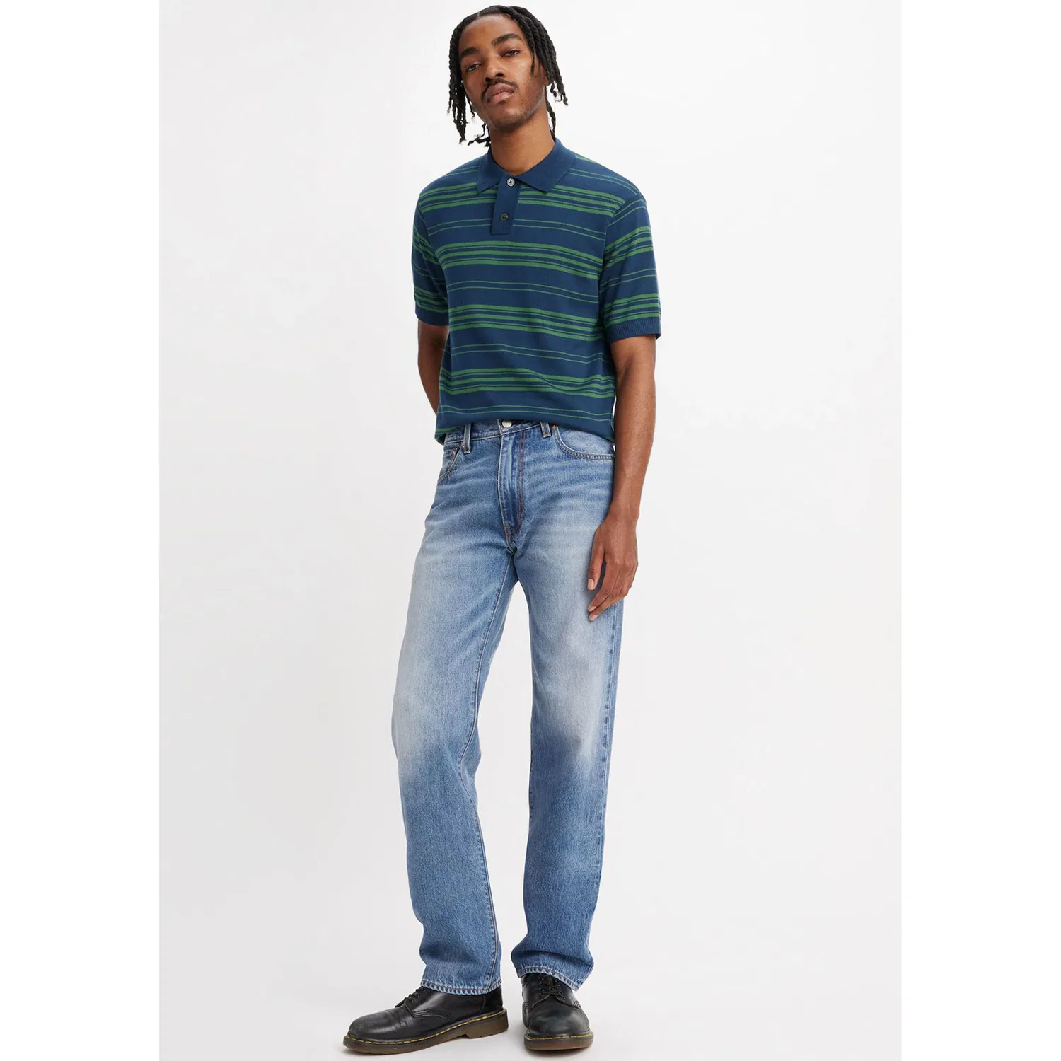 Мужские джинсы прямого кроя 555 RELAXED STRAIGHT Levi's, Indigo Champion — фото 2