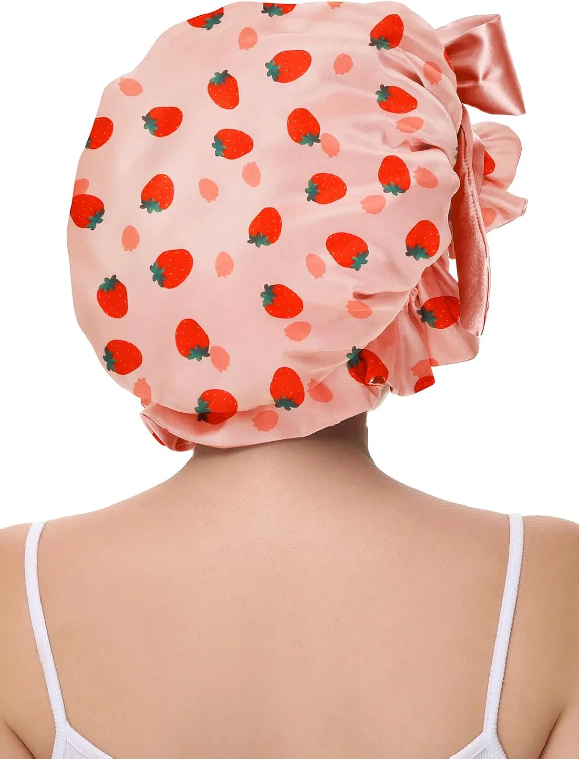 Шапочка для душа Satin Sleep Cap, Vettres, Strawberries — фото 4
