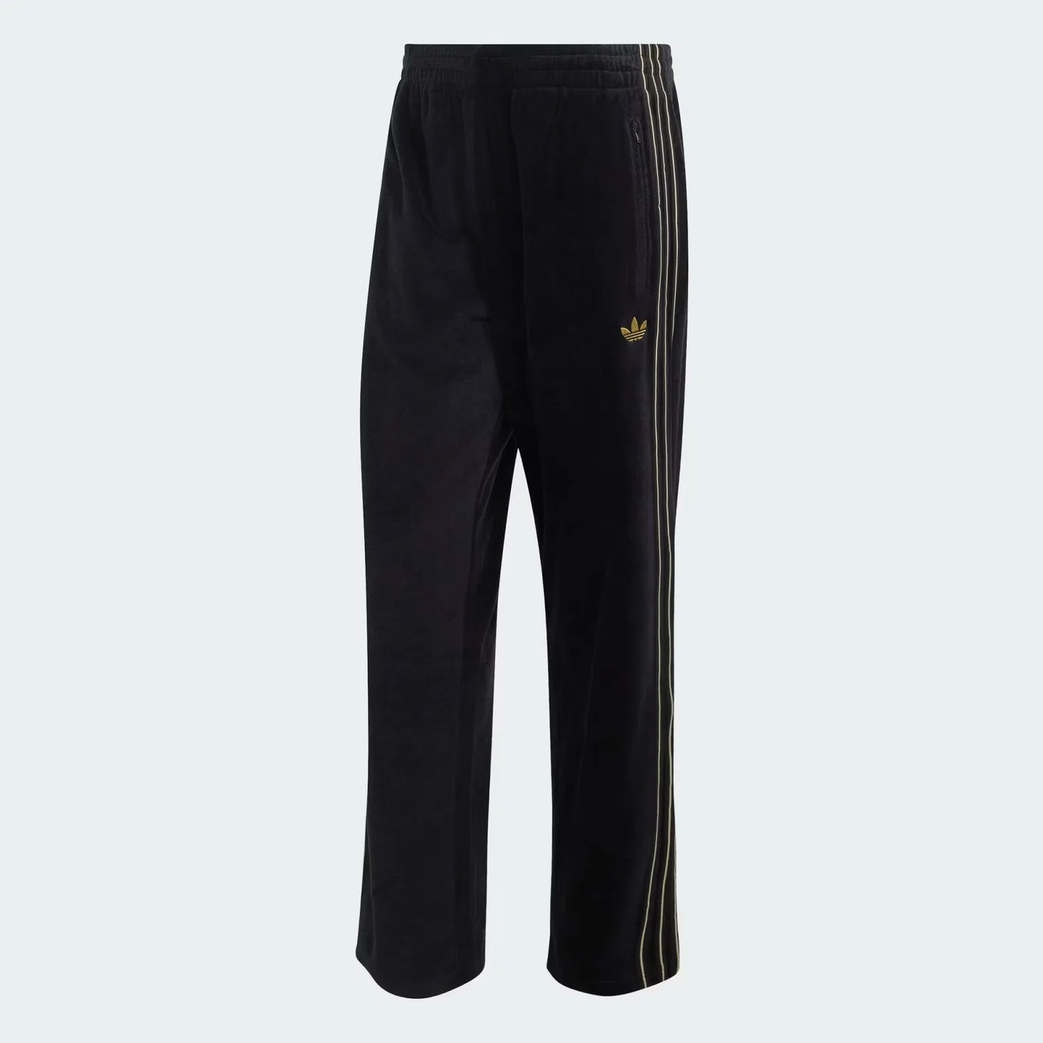Мужские спортивные брюки из велюра Firebird Adidas Originals, черный — фото 4