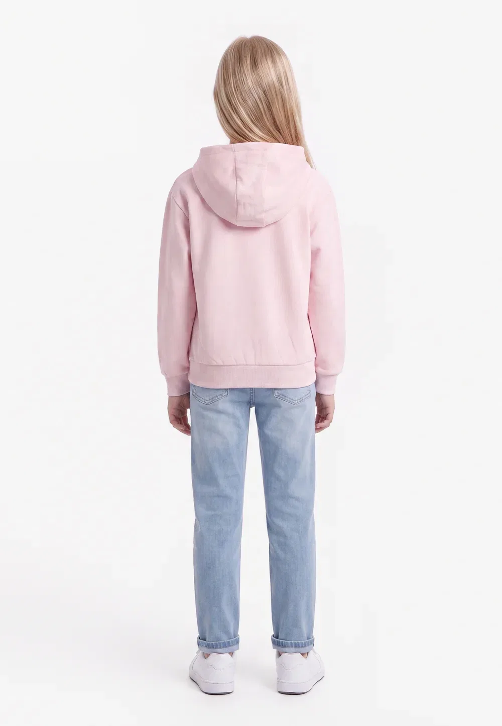 Свободная толстовка с капюшоном стандартного размера Guess, Romantic Lilac — фото 2