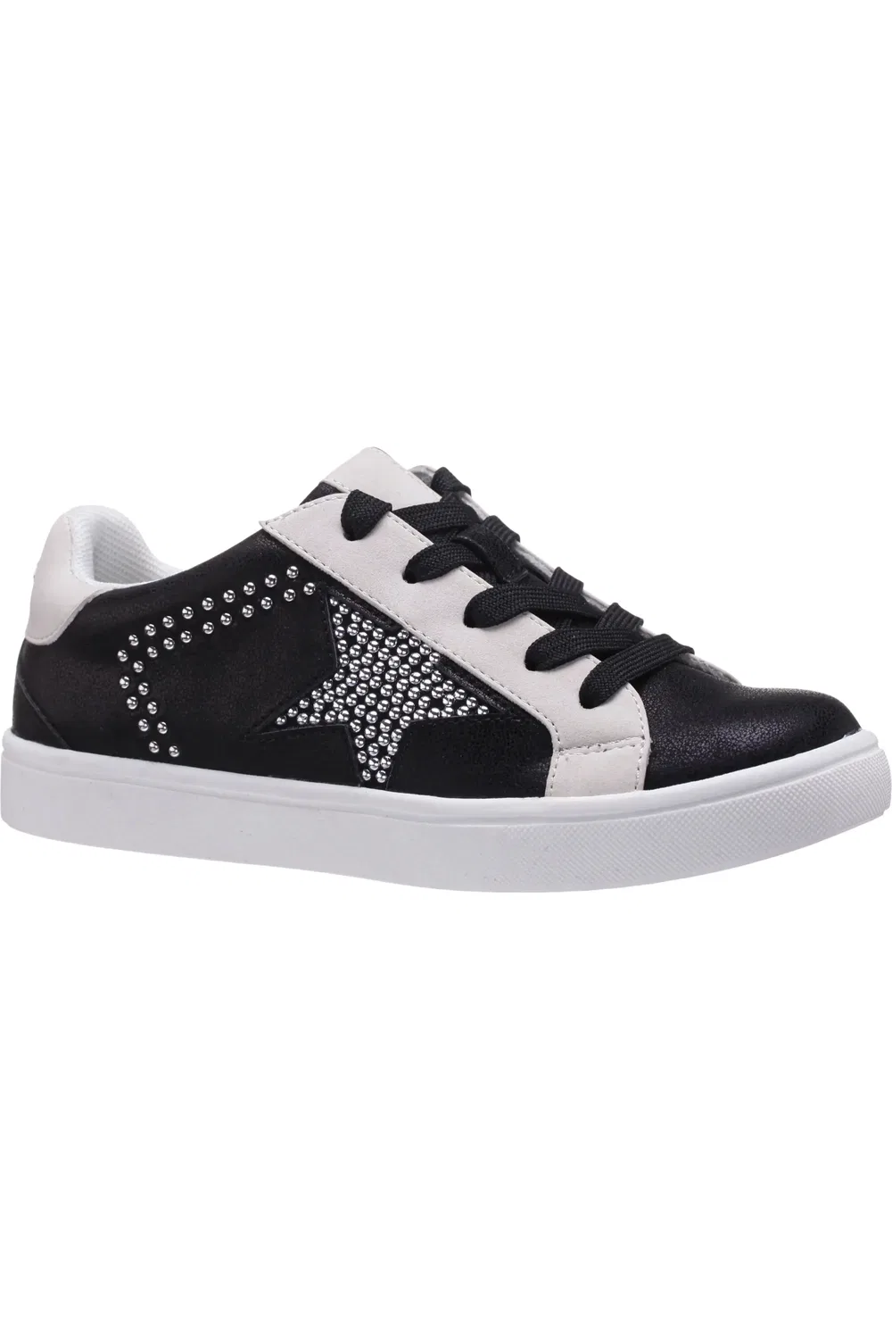Кроссовки детские с блестками и звездами Zicky Nina, Black Shimmer