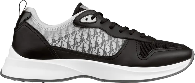 

Кроссовки Dior B25 Runner Dior Oblique - Black Grey, черный
