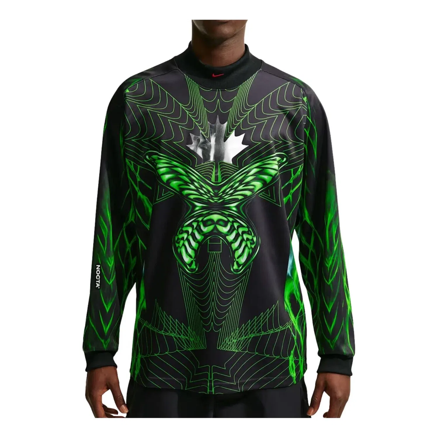 Мужская футболка с длинным рукавом Nike x Canada x NOCTA Cryoshot Long-Sleeve Jersey, черный