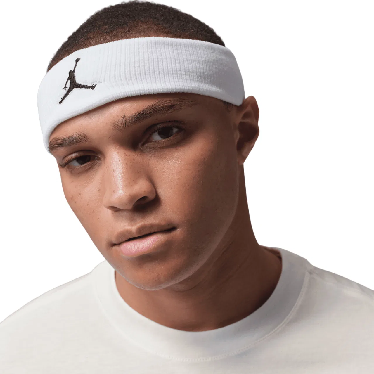 Мужская футболка с коротким рукавом Dri-FIT SPT Jordan, цвет Sail/Khaki — фото 3