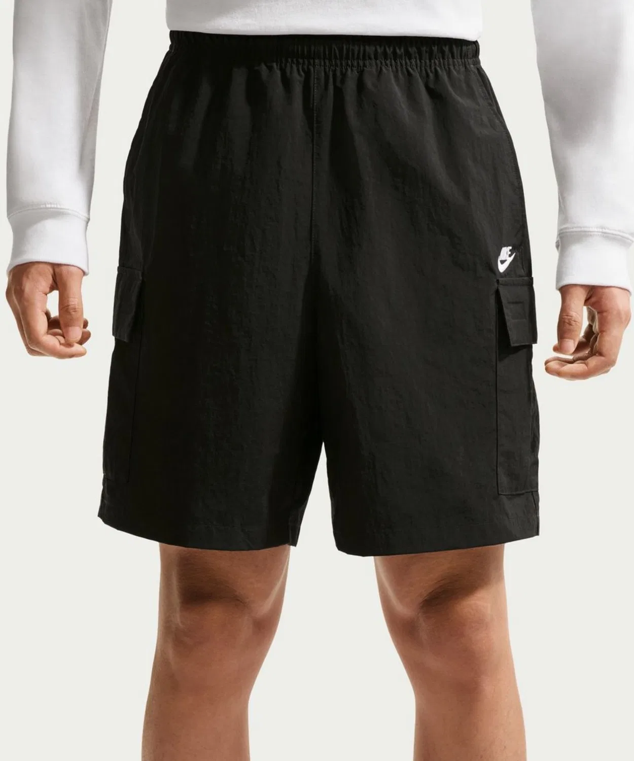 Мужские шорты Nike Club Utility с карго-карманами, черные