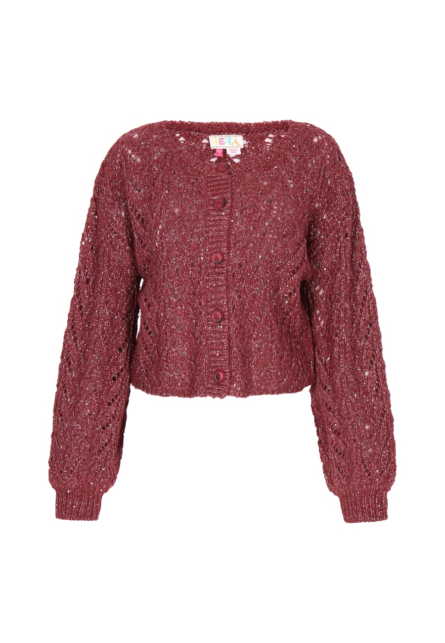 

Вязаный кардиган IZIA, бургундия