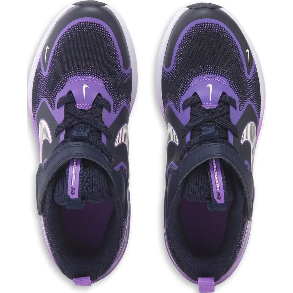 Детские кроссовки для бега Cosmic Runner Nike, Black/Purple — фото 4