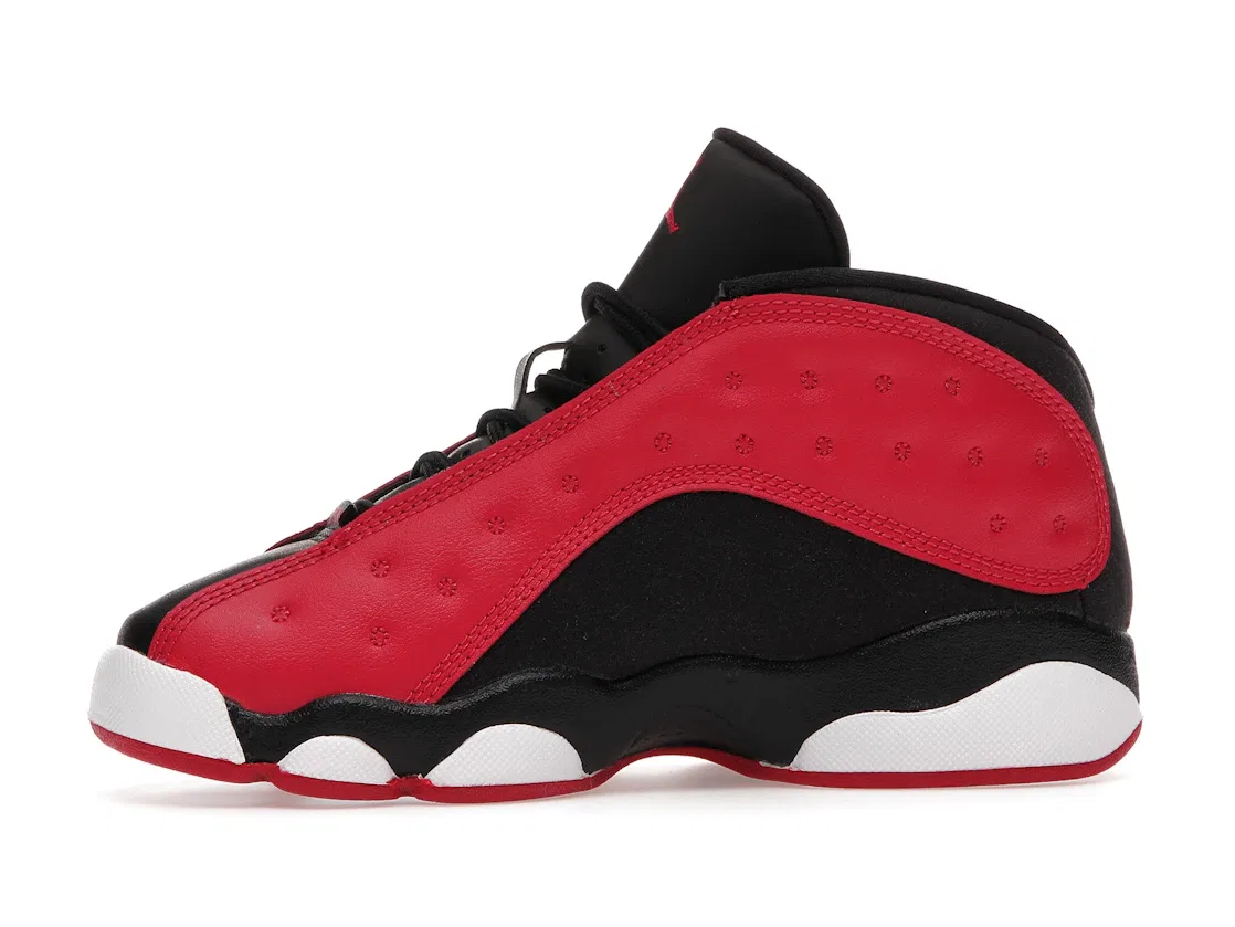 Детские кроссовки с низким верхом Jordan 13 Retro Low, Black / Very Berry-White — фото 3