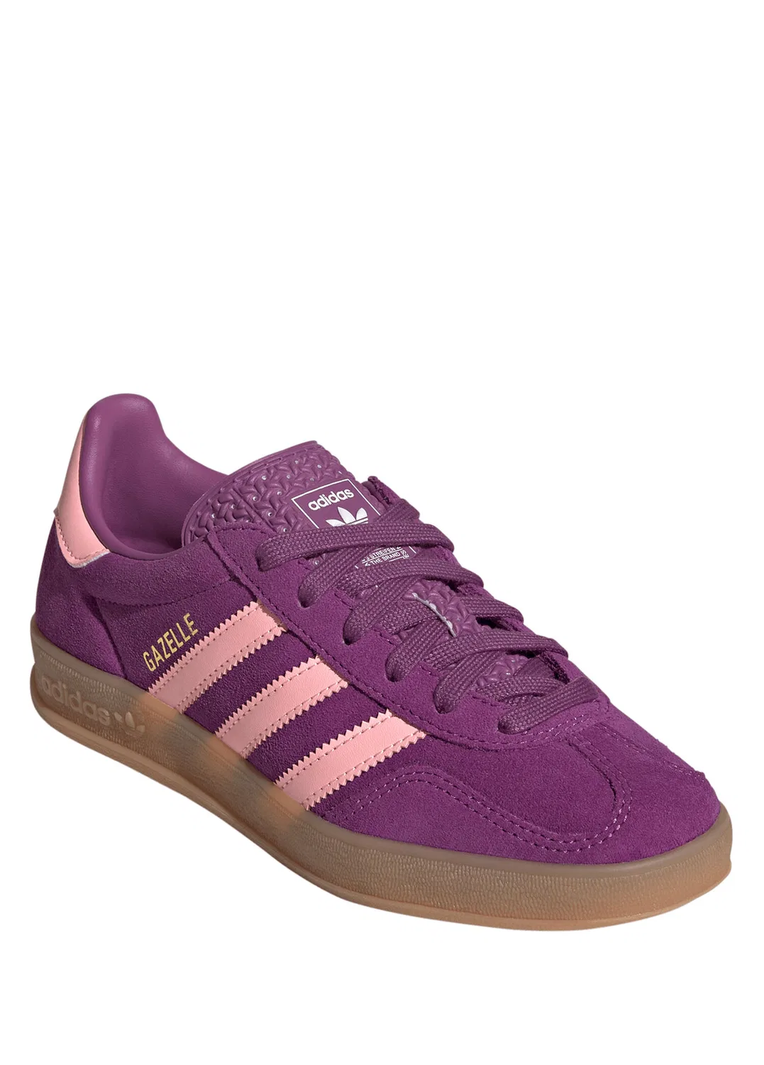 Кроссовки Adidas Gazelle Indoor, фиолетовый — фото 2