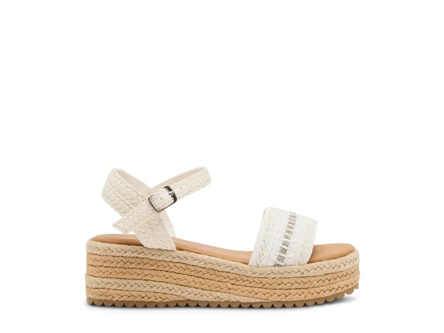 Сандалии Kiko на танкетке Steve Madden, белые — фото 2