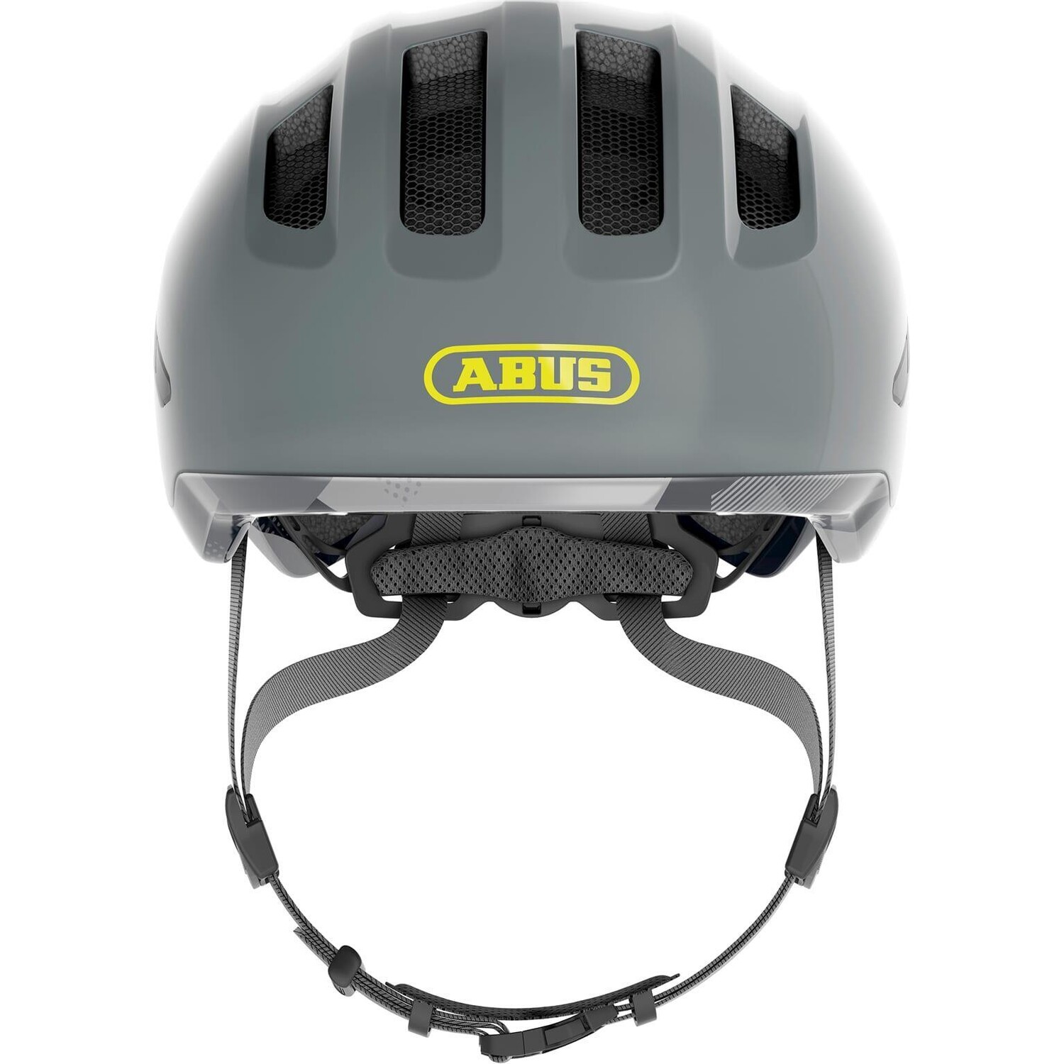 

Шлем Abus Smiley 3.0 ACE LED, серо - желтый