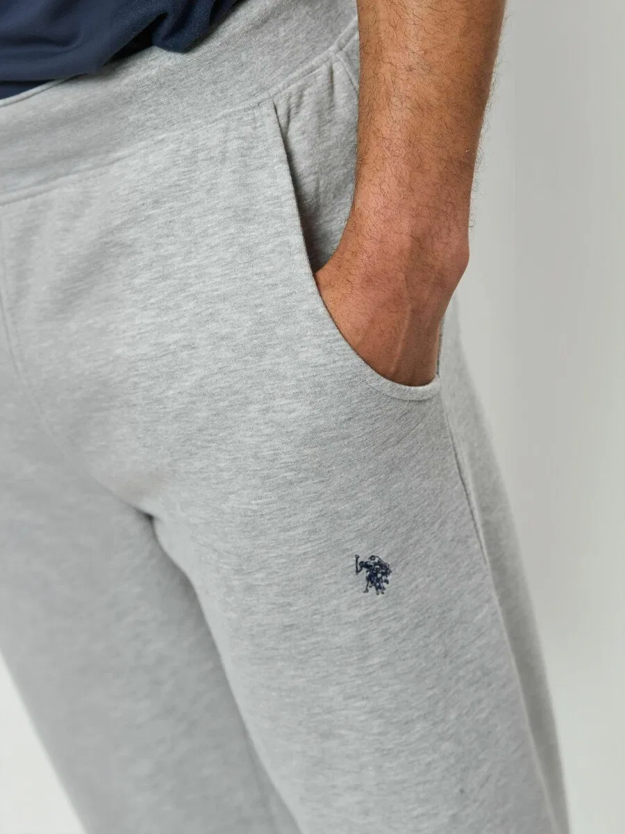Брюки U.S. POLO ASSN. Regular Pants 'UMGeorge' серого цвета с пятнистым рисунком — фото 4