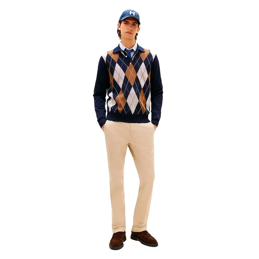Свитшот Core Denton Essential Tommy Hilfiger, бежевый — фото 4