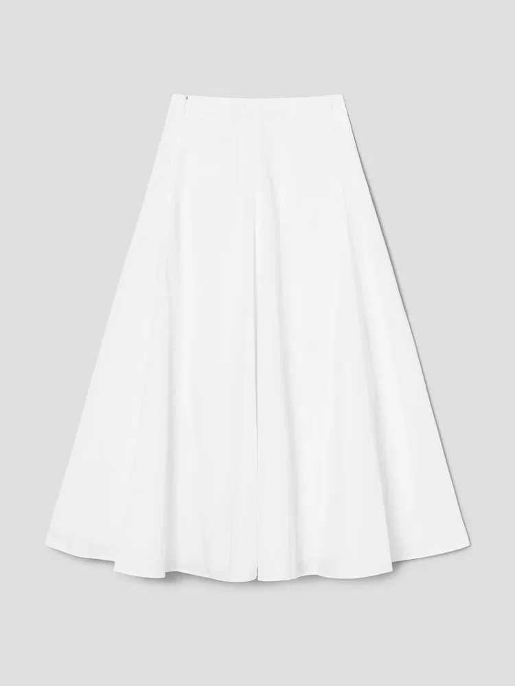 Юбка-миди треугольного силуэта La Jupe Triangle JACQUEMUS, White — фото 2