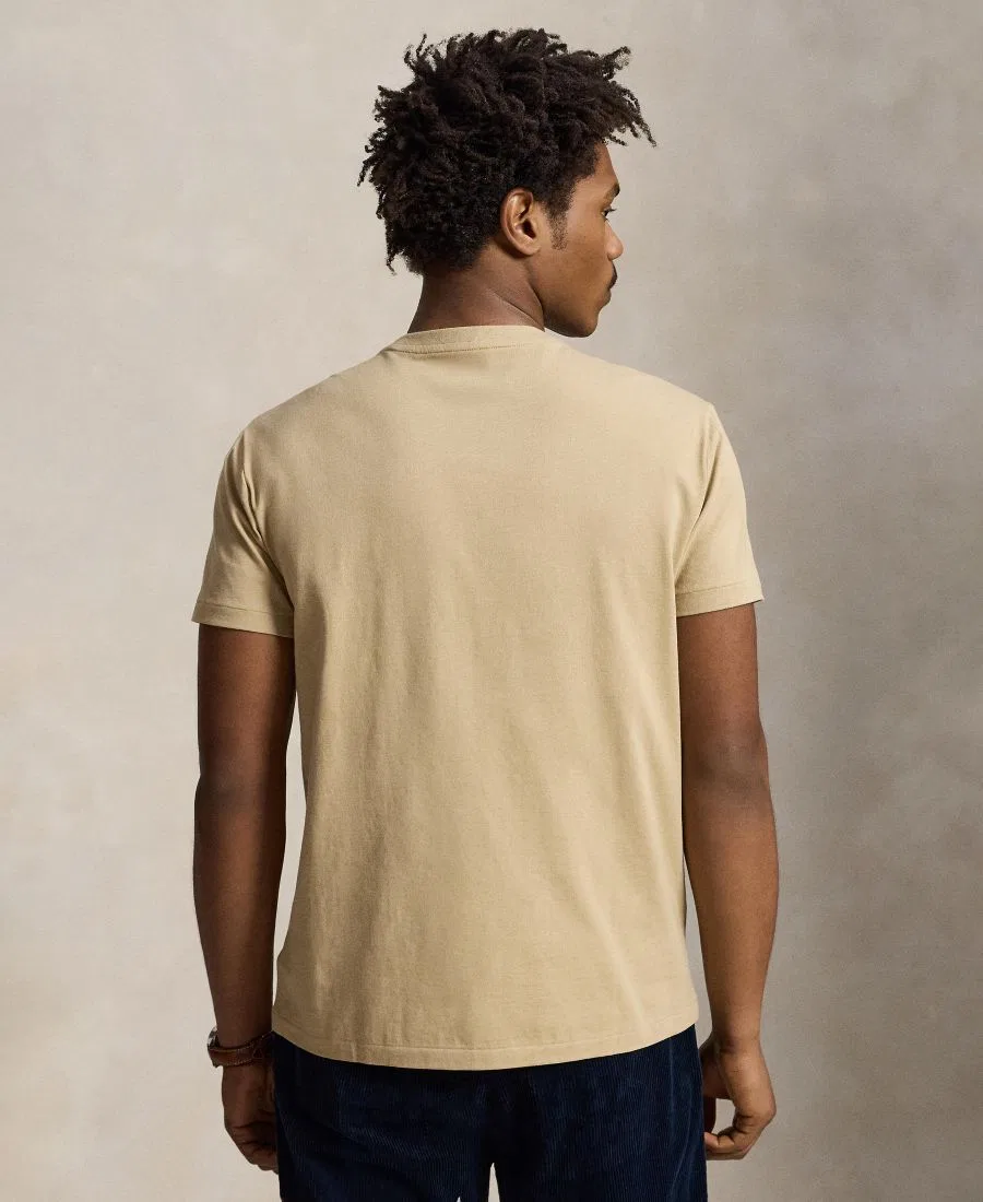 Мужская футболка с принтом Polo Ralph Lauren, Vintage Khaki — фото 3