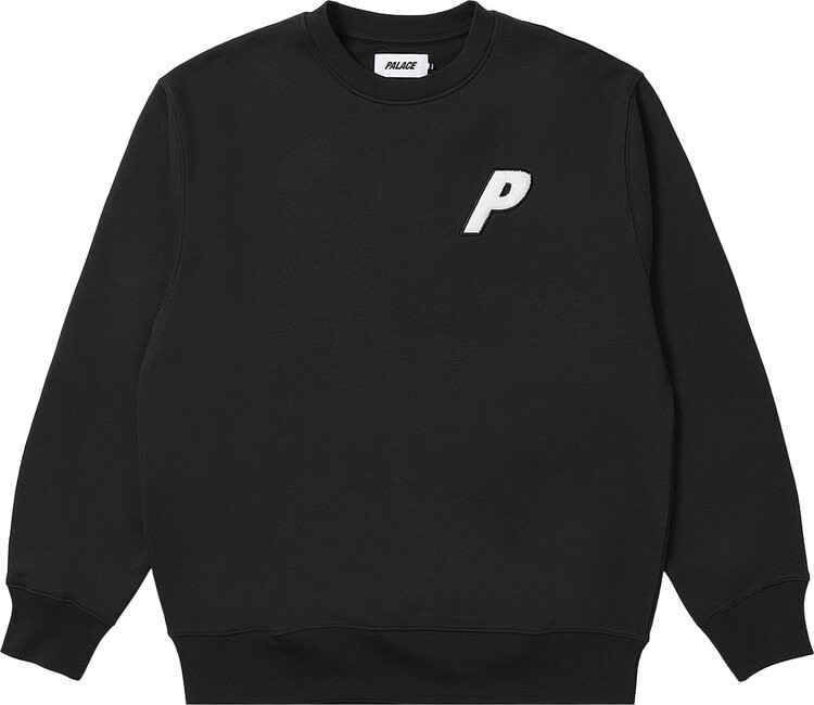 

Толстовка Palace Fleece Tri-Ferg Crew 'Black', черный