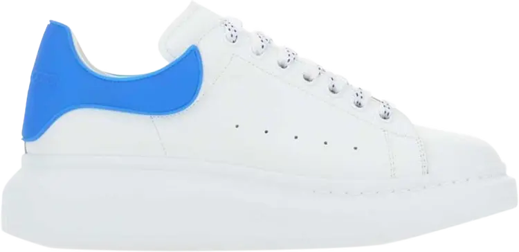 

Кроссовки Alexander McQueen Oversized Sneaker White Electric Blue, белый