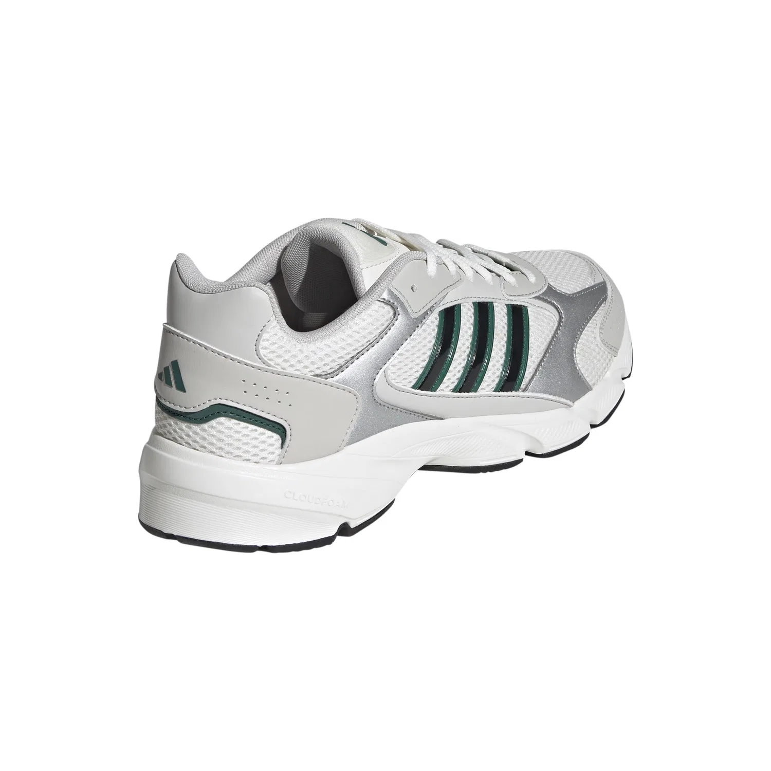 Детские кроссовки для мальчиков с шнуровкой Crazychaos 2000 Adidas, White Collegiate Green Silver Metallic — фото 2