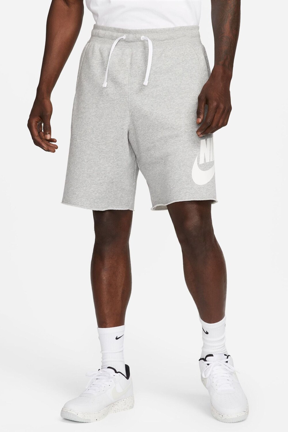 

Шорты из французского трикотажа Club Alumni Nike, серый