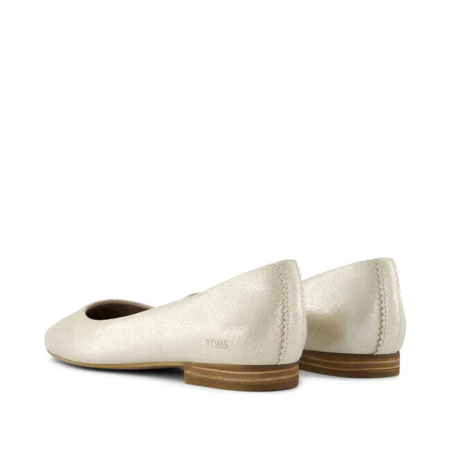 Балетки Toms Briella Женские US 12 Шампань Металлик, золотой — фото 3