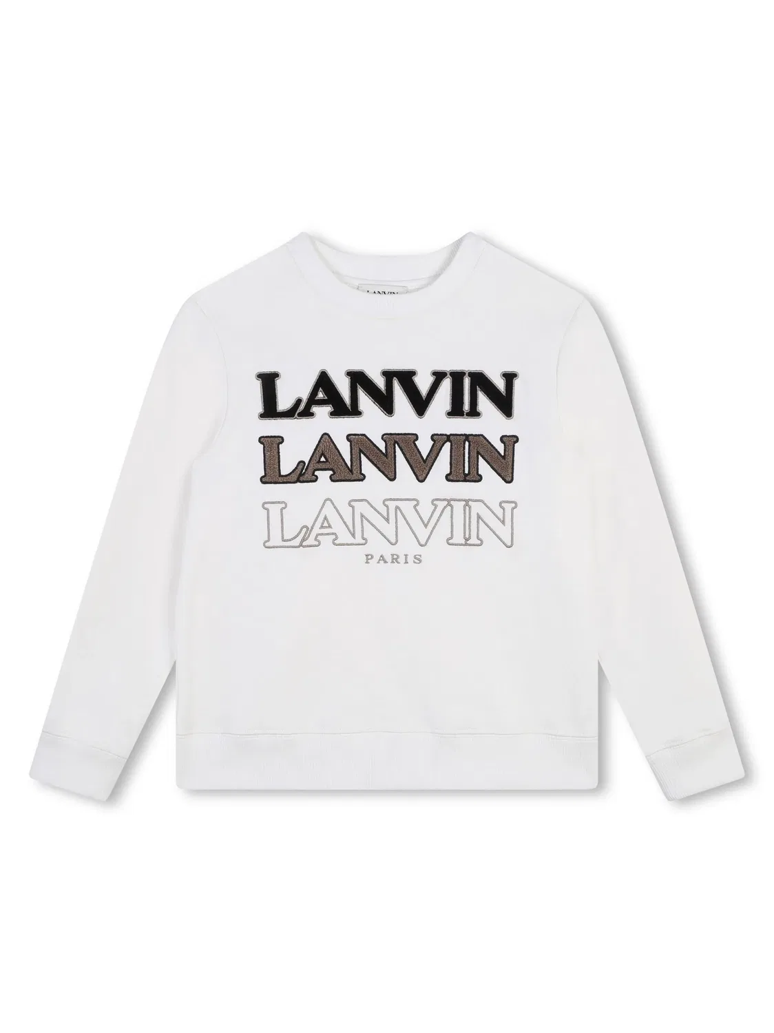 Толстовка с вышитым логотипом Lanvin, белый