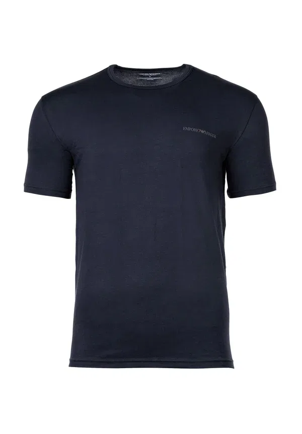 Комплект из двух маек с круглым вырезом и логотипом Core Emporio Armani, серый — фото 4