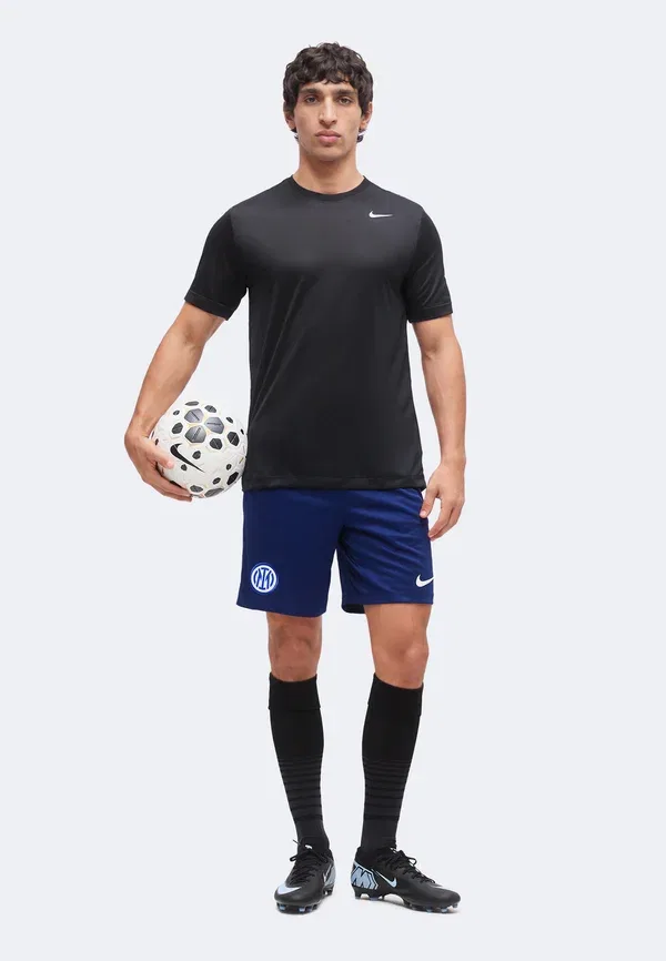 Шорты футбольные Dri-fit Inter short - club wear, Nike Performance Void, Lyon Blue, White, белый/синий — фото 2