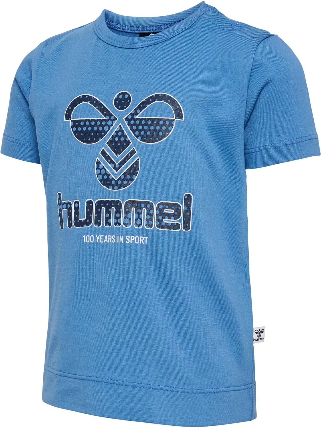 Детская футболка с принтом Hmlazur Lifestyle Hummel, Blau — фото 4