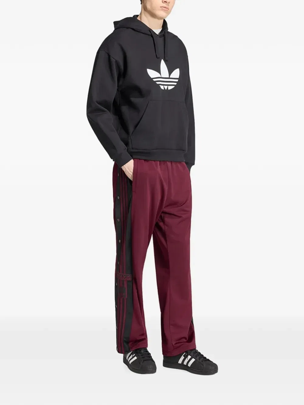 Классические спортивные брюки Adibreak adidas, красный — фото 2