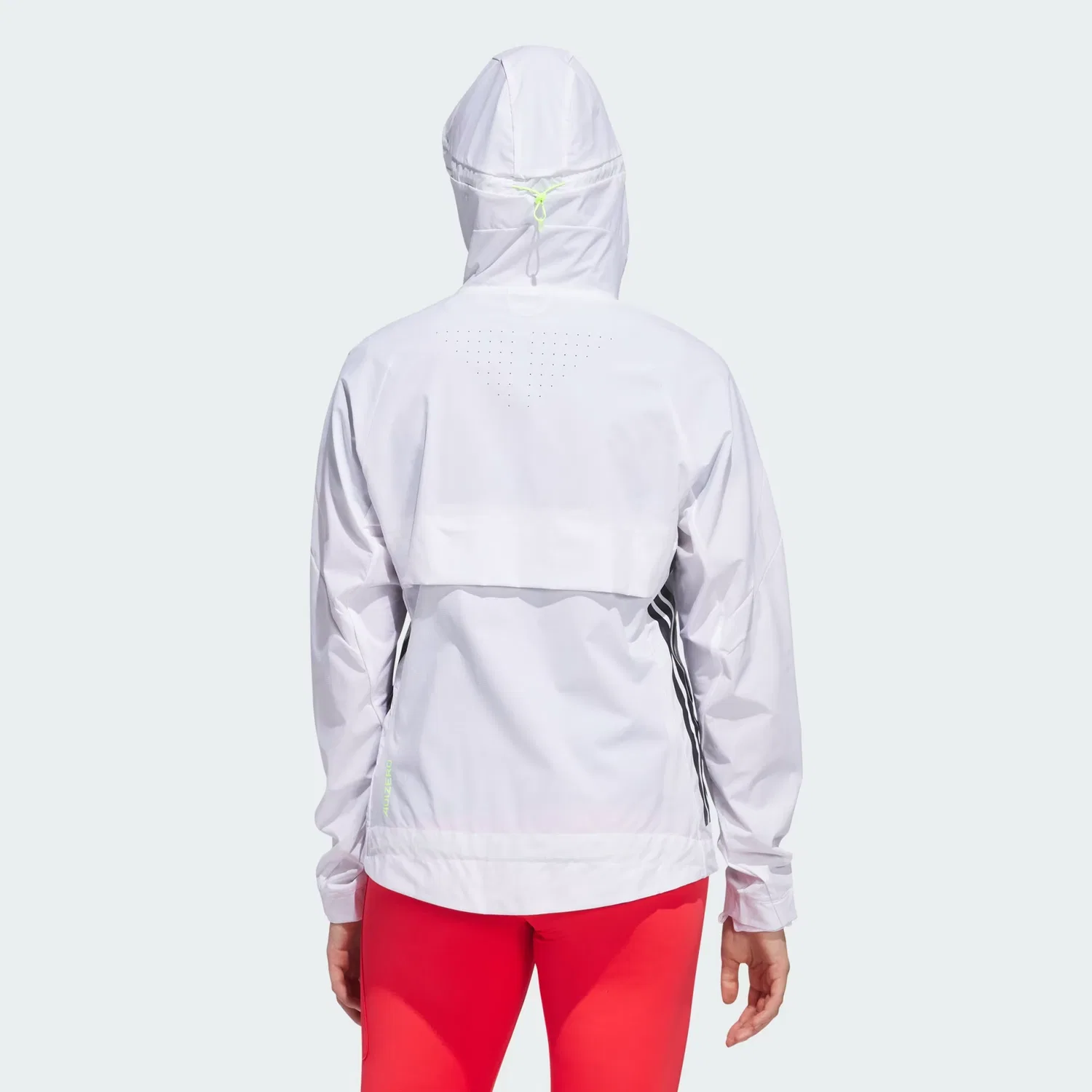 Женская куртка в ретро-спортивном стиле Adidas, White — фото 4