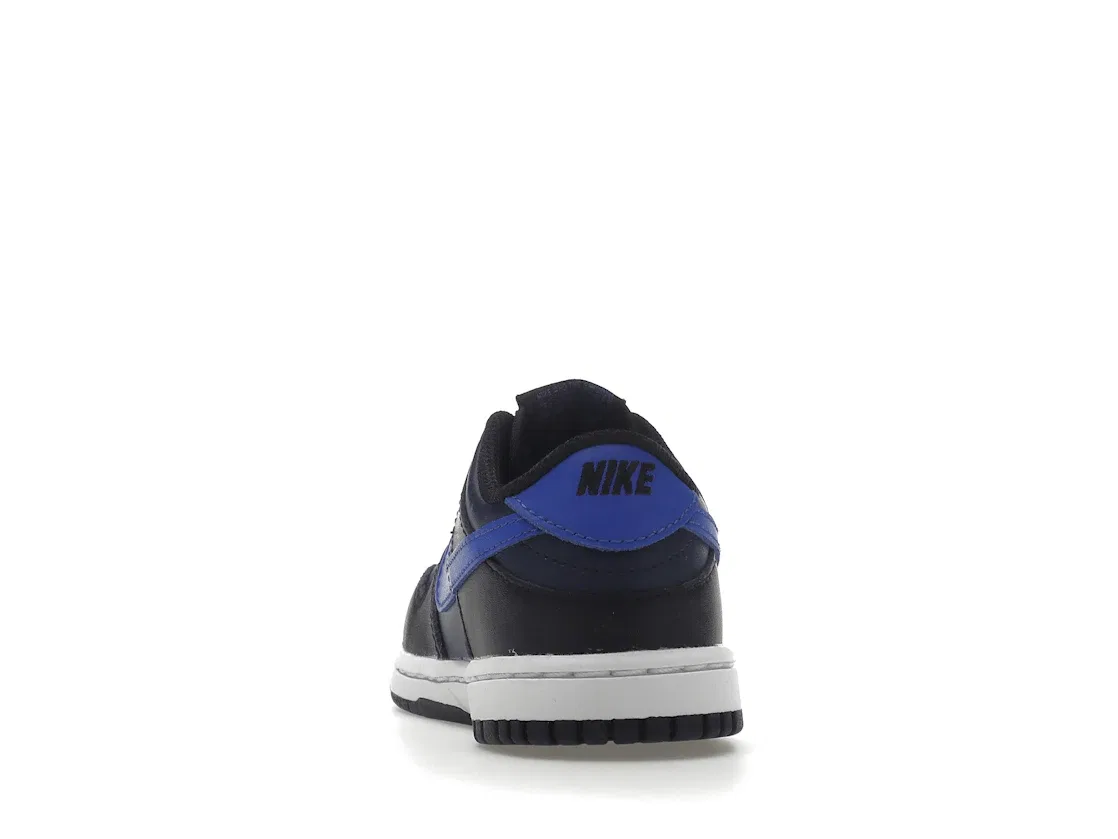 Детские кроссовки Nike Dunk Low Midnight Navy, Midnight Navy/Black/Game Royal — фото 4