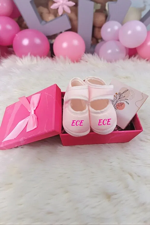Детские пинетки для новорожденных хлопковые Hediye, Pink