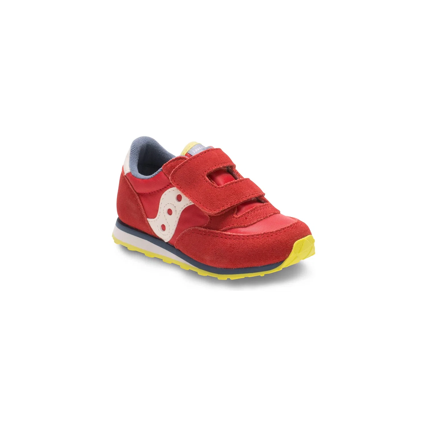 Детские кроссовки на липучке Saucony Jazz Low Pro, Red — фото 2