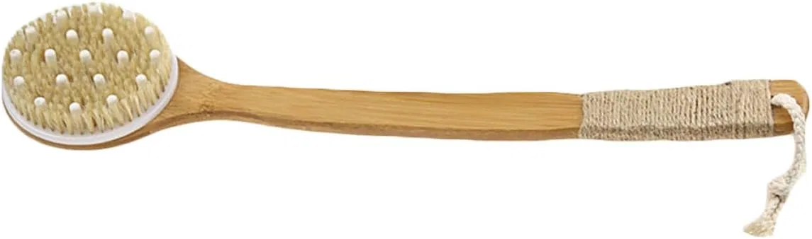 Щетка для тела с длинной ручкой, JOINPAYA, 1 шт, 47.5x11x3.4 см, Braun
