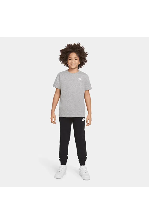 Детская футболка для девочек с коротким рукавом Sportswear Nike, Gray — фото 3