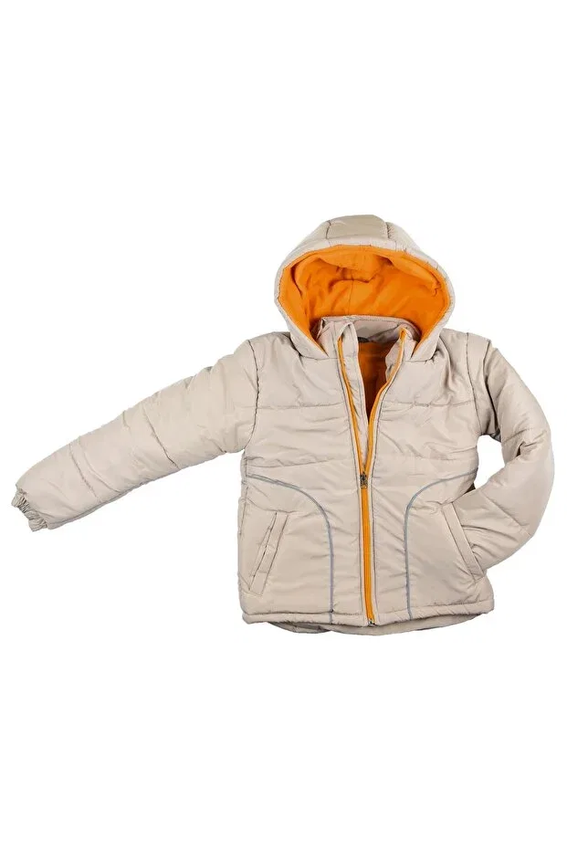 Детское пальто для девочек с капюшоном Maibella, Beige