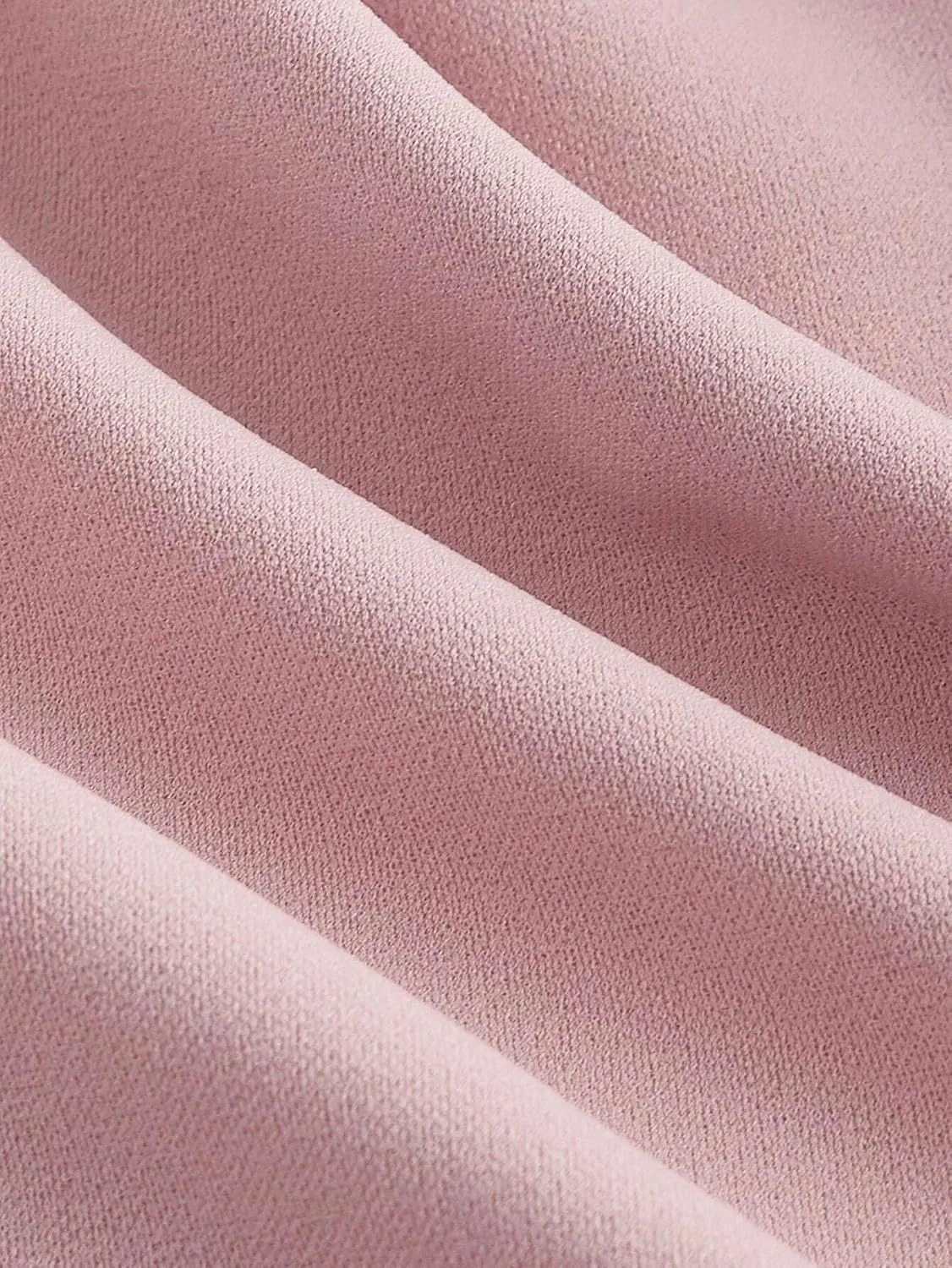 Женское элегантное платье А-силуэта с сетчатыми рукавами-клеш, Pink — фото 2