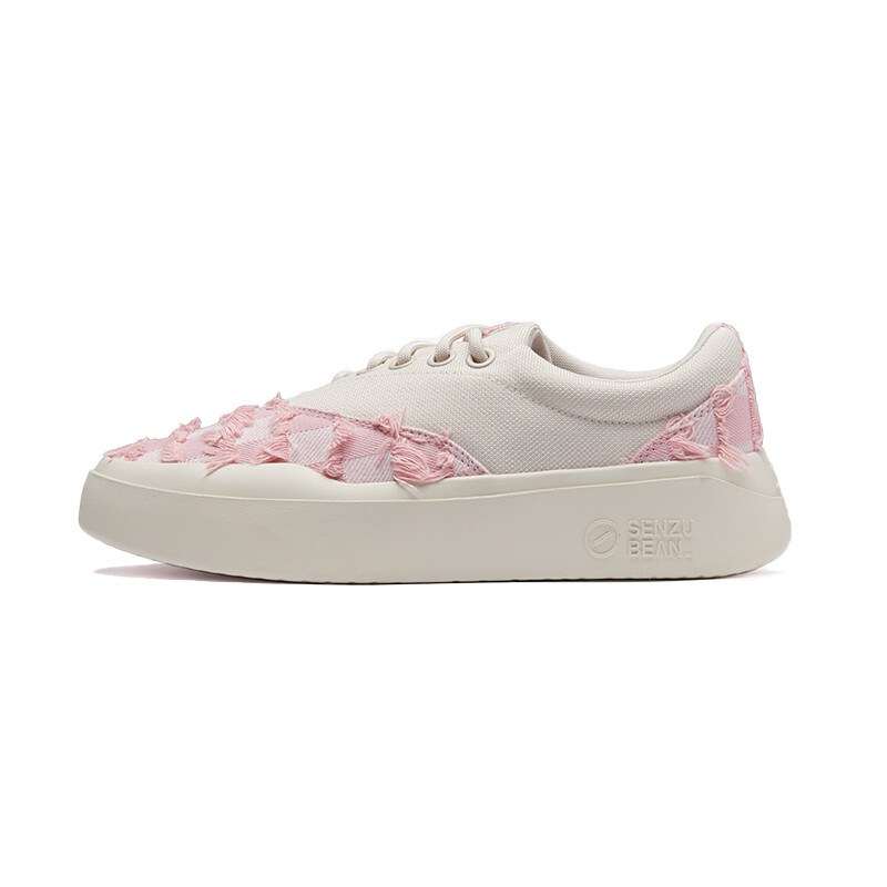 

Кроссовки senzubean Skateboarding Shoes Unisex Low-top Pink/white, розовый