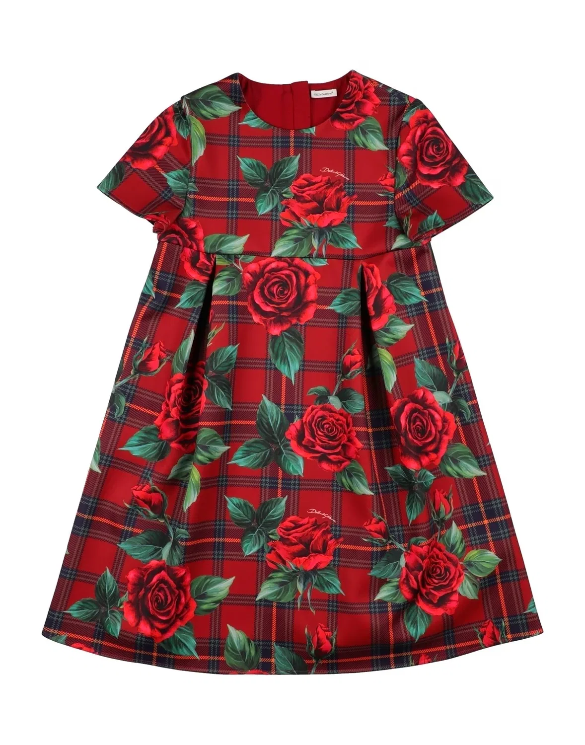 Детское платье для девочек с принтом Dolce&Gabbana, красный