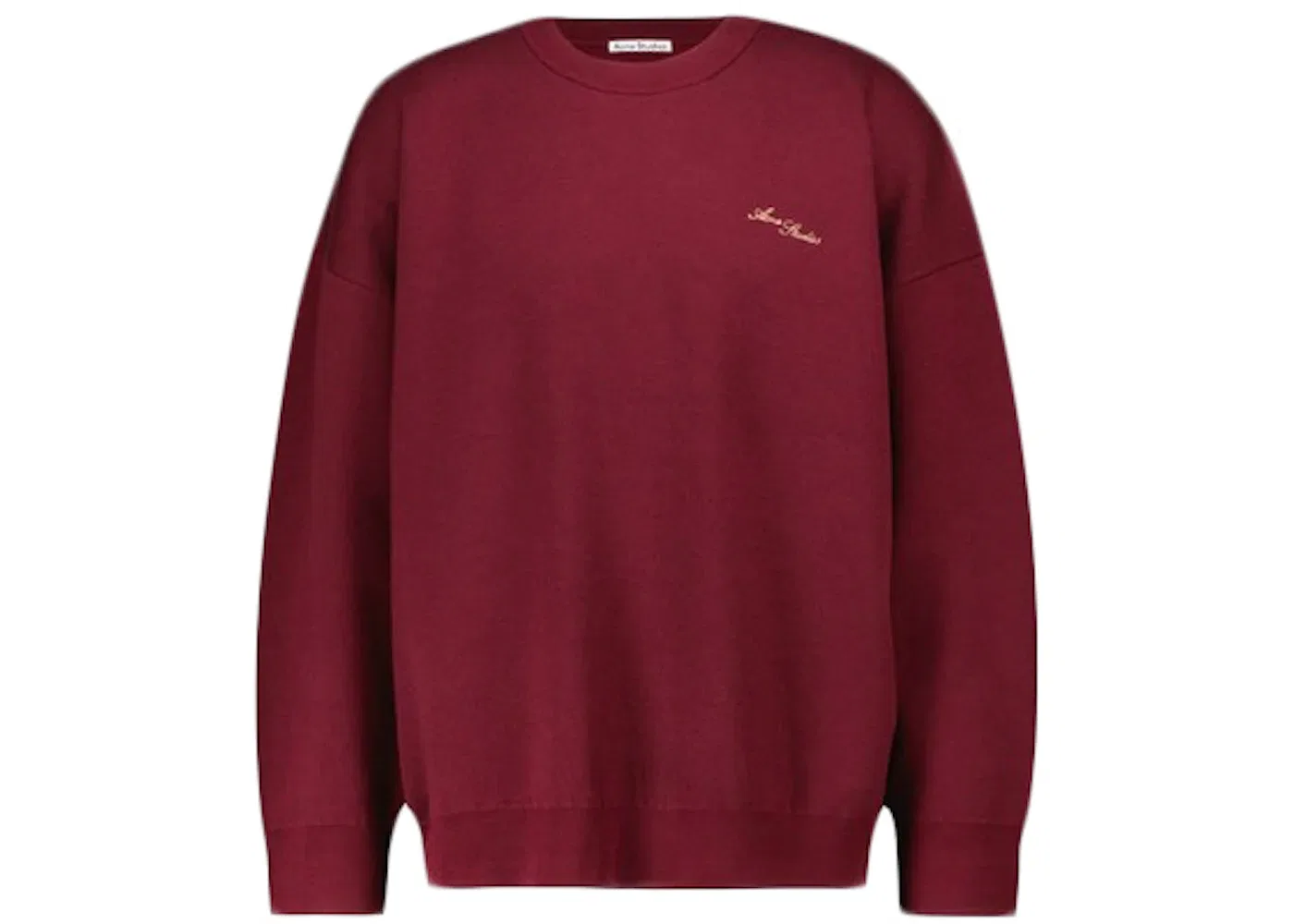 Мужской свитер с круглым вырезом Sweater Acne Studios, Cherry Red