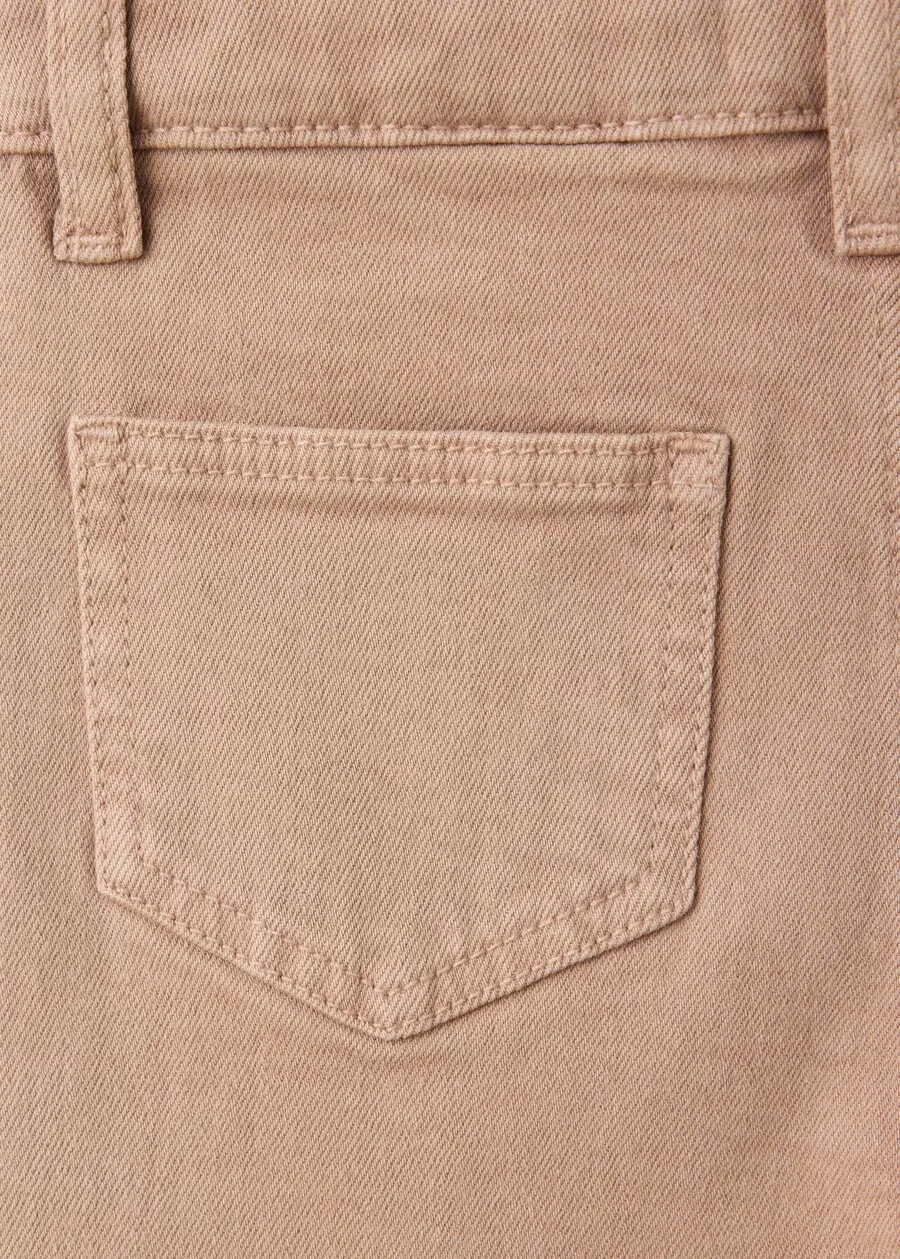 Детские джинсы MANGO KIDS Regular Jeans 'SEAMLESS' цвета мокко — фото 4
