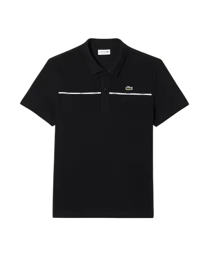 Поло с коротким рукавом Regular Fit Lacoste, Black