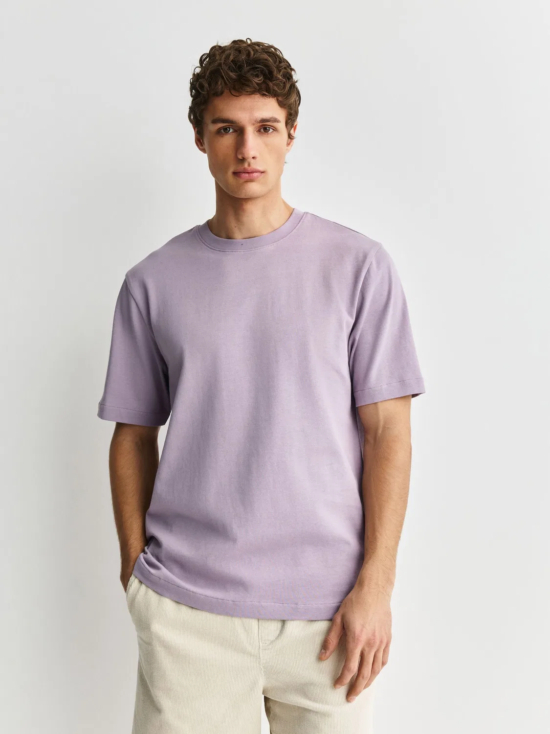 Футболки с коротким рукавом, 3 шт., Relaxed Fit Next, розовый/зеленый/фиолетовый — фото 4