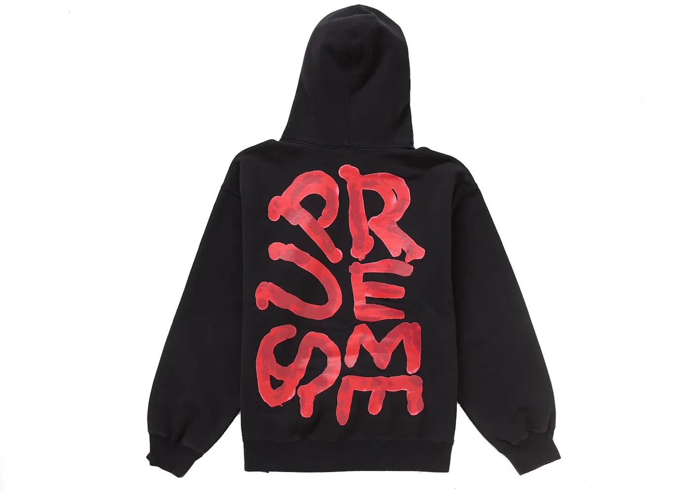 Мужской худи с принтом Supreme Sweatshirt, Black