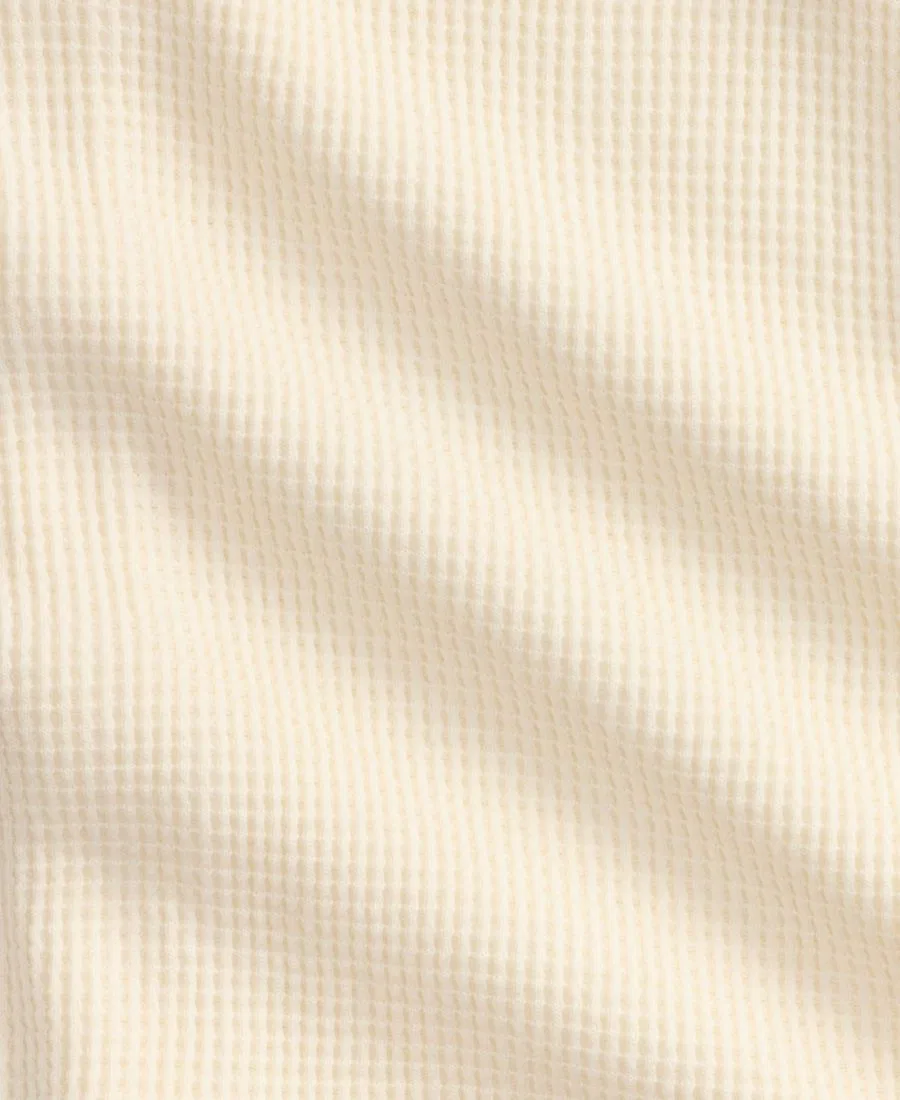 Детский комбинезон из вафельной ткани с длинным рукавом Polo Ralph Lauren, Clubhouse Cream — фото 2