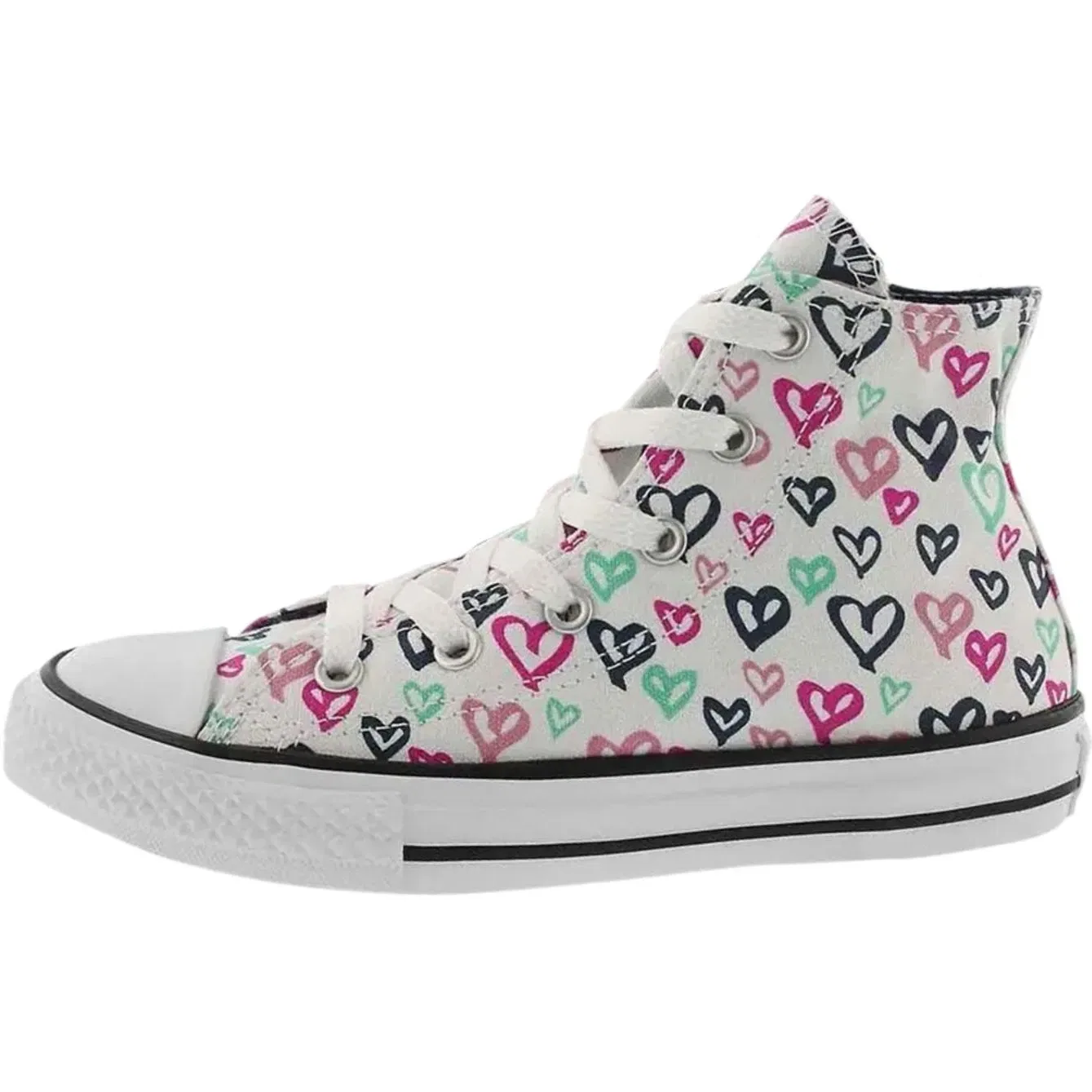 Converse Chuck Taylor All Star Anti Kick And Abrasion Resistant высокие детские кроссовки из канваса белые