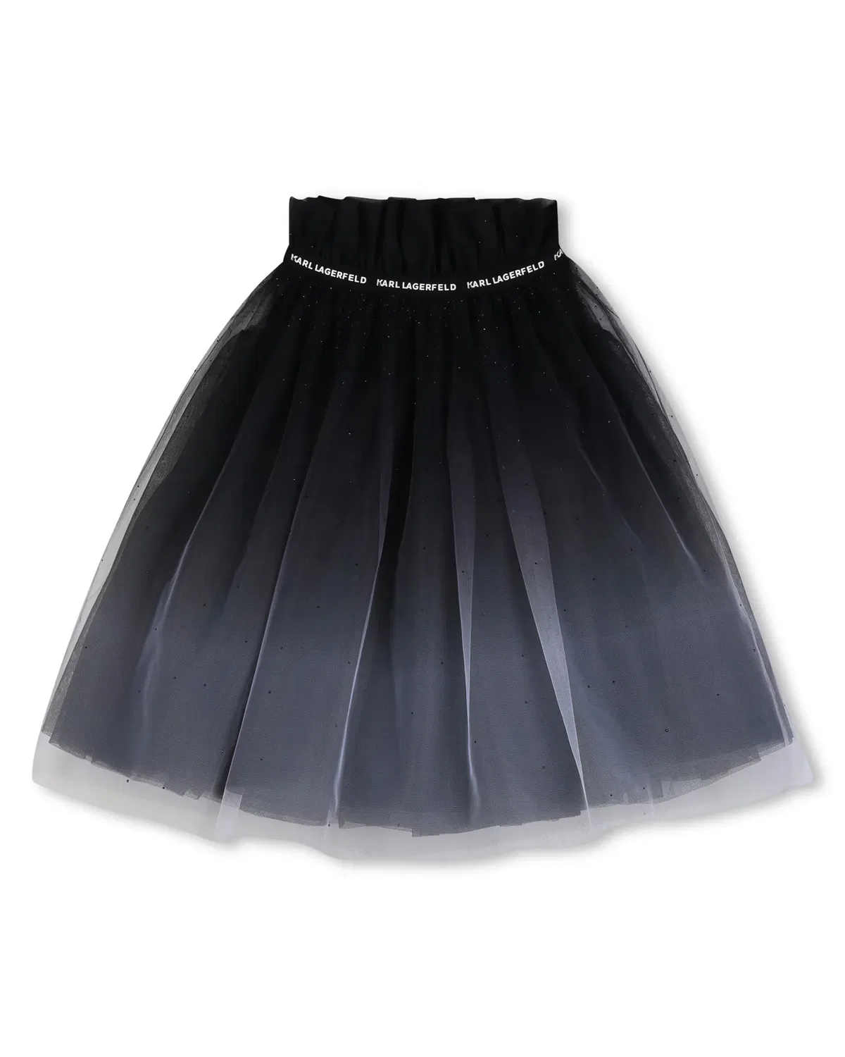 Детская юбка для девочек из фатина с кристаллами Karl Lagerfeld Kids, Multicolor