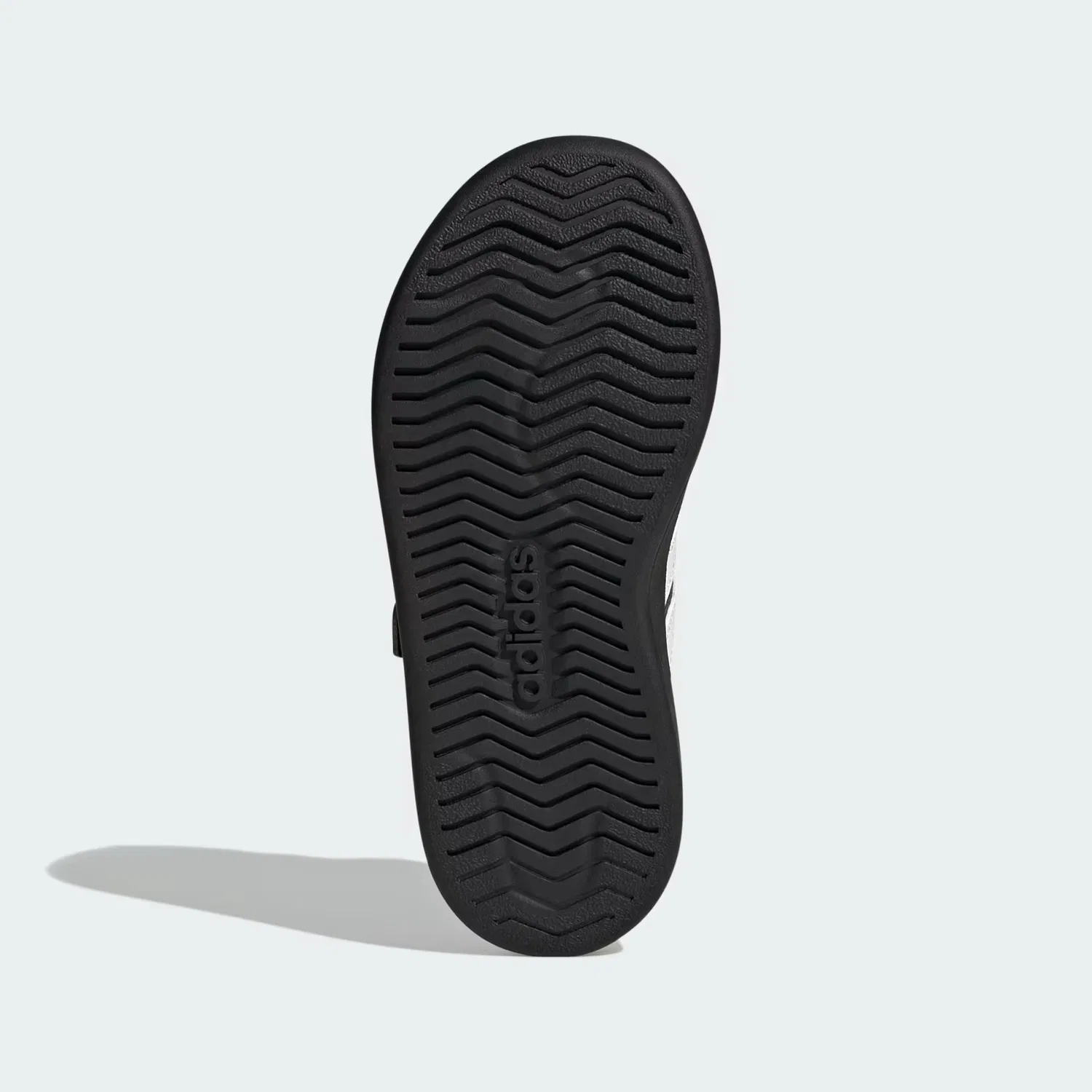 Детские кроссовки с мысом-ракушкой Streettalk Adidas Sportswear, черный/белый/золотистый — фото 3
