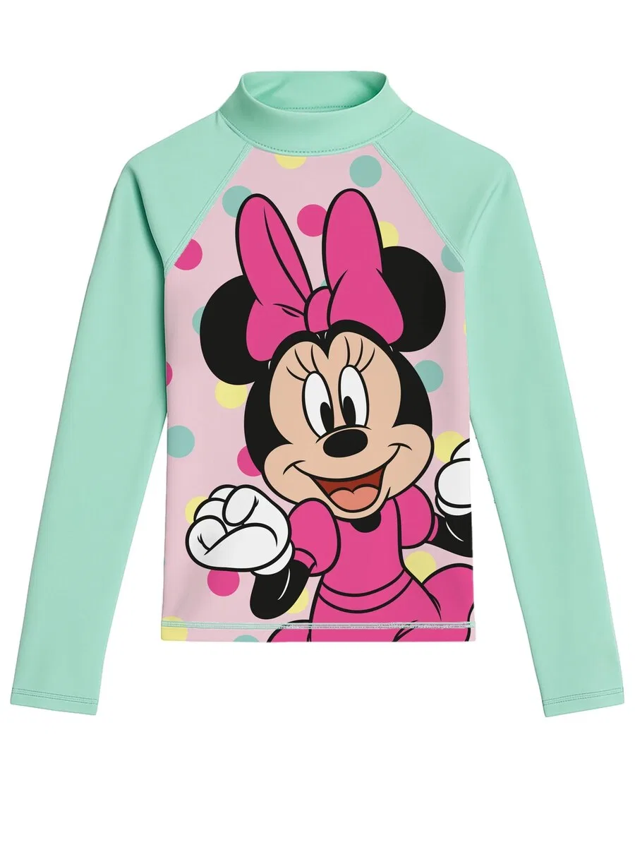 Спортивный купальник Disney Minnie Mouse 'UV-Schutz 30' бирюзового цвета