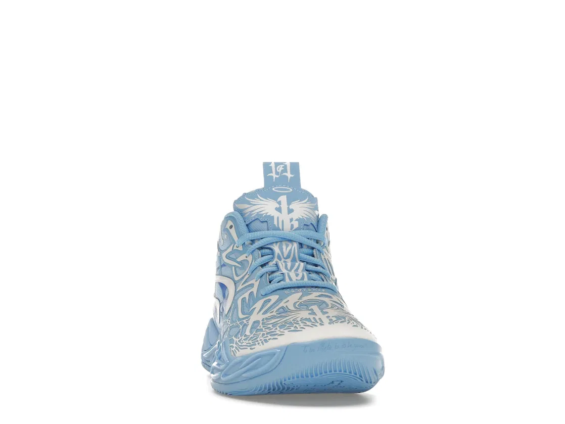 Детские кроссовки для мальчиков с дизайном LaMelo Ball Puma, Team Light Blue/Cool Mid Grey — фото 2